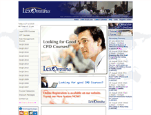 Tablet Screenshot of lexomnibus.com